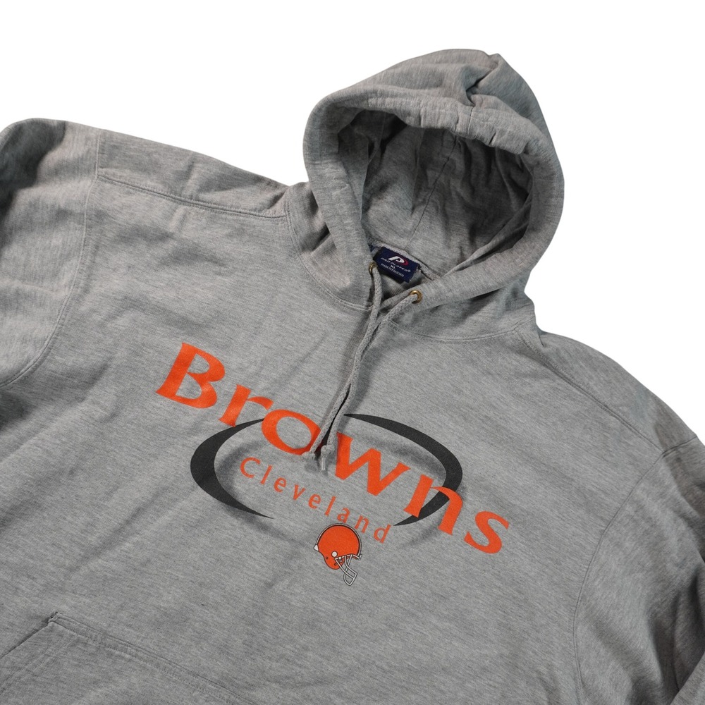 Pro Player Cleveland Browns Hoodie Mens XL Gray NFL Football Graphic Pullover